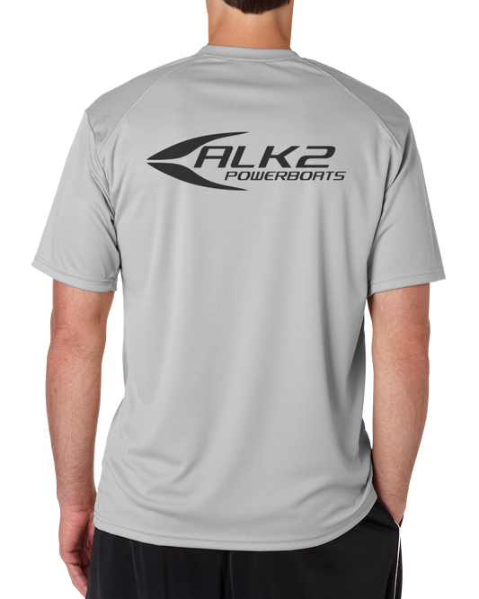 ALK2 Badger Sport Performance Short Sleeve Shirt (Silver)